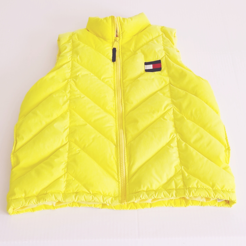 Tommy Hilfiger Yellow Puffer Vest - Picture 5 of 7